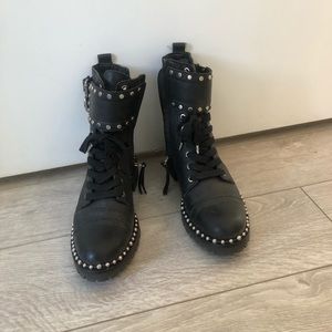 Lightly worn Sam Edelman studded boots